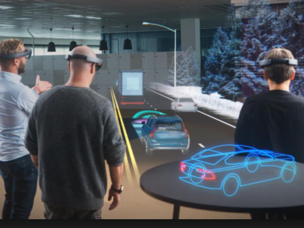 Divulgação do MICROSOFT HOLOLENS