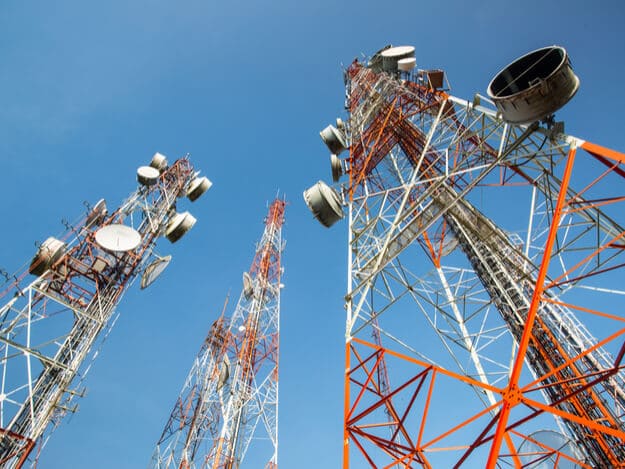 antena telecomunicações