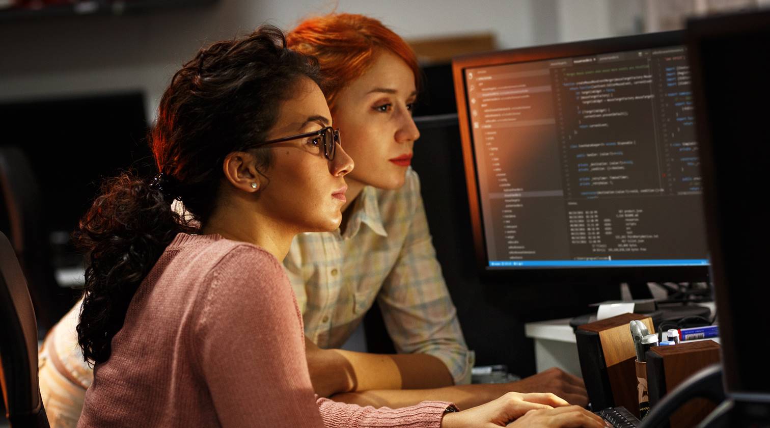 mulheres, programadoras, código