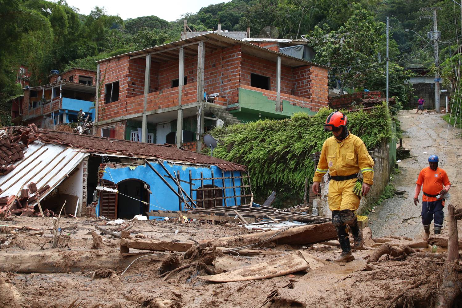 são sebastião, tragédia, deslizamentos, chuvas, litoral norte foto agencia brasil