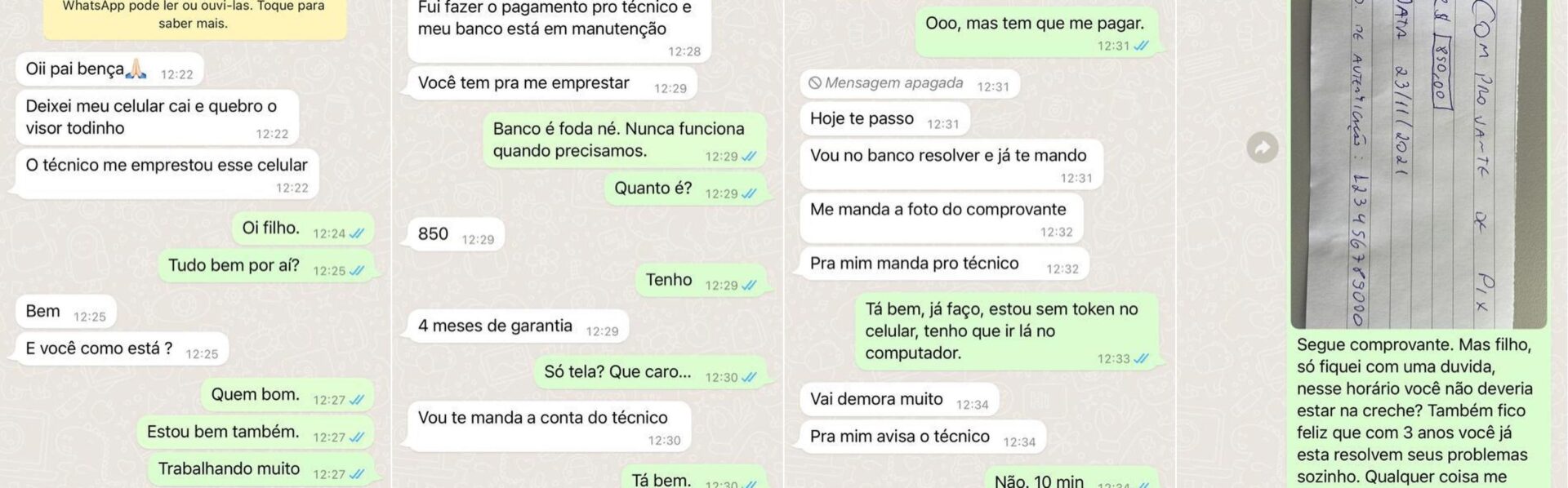 Atenção: próximo telefonema de 'seu filho' pode ser um golpe! 1 WhatsApp 00 Atenção: próximo telefonema de 'seu filho' pode ser um golpe!