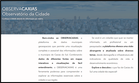 Escritório de Dados da Prefeitura de Caxias do Sul: uma jornada de sucesso 1 IMAGEM 1 2 Escritório de Dados da Prefeitura de Caxias do Sul: uma jornada de sucesso